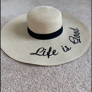 Life is Good Beach Hat